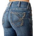 ARIAT ESTELLE MID RISE STRAIGHT LEG JEANS